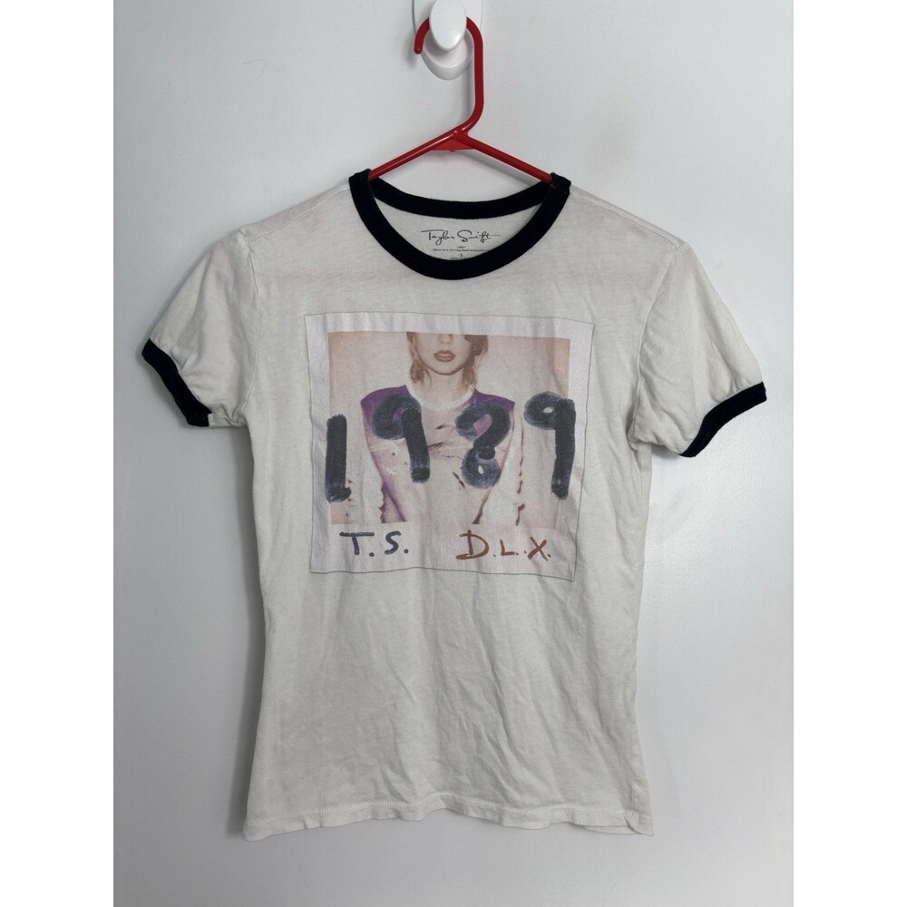 Official Taylor Swift 1989 Deluxe Polaroid Ringer T Shirt Size Small